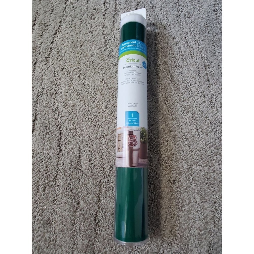 Cricut Premium Vinyl in Forest Green- Never Opened